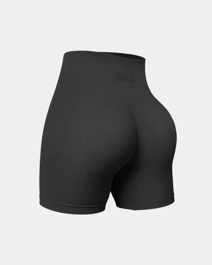 High Waist  Liftings Shorts de OQQ — Black, vista 1